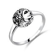 Silver Ring Antique Design NSR-312